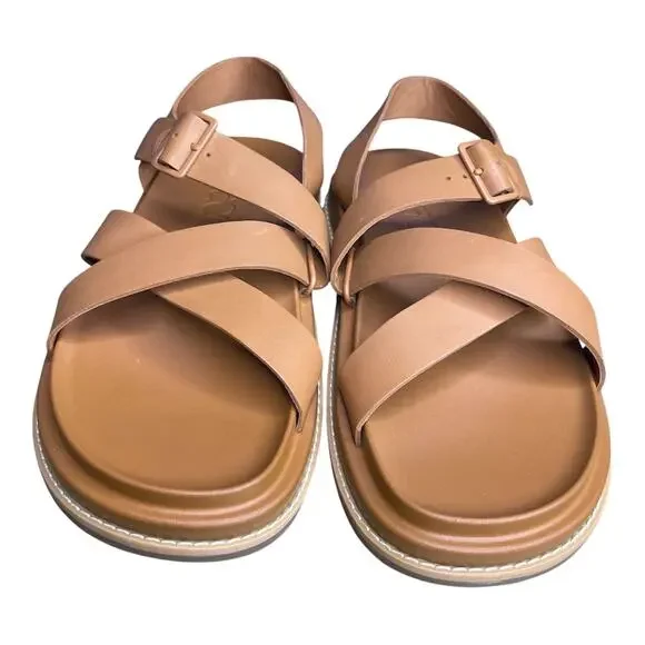 Chaco women’s Townes Leather Sandal size 8 NWOT Cashew - Picture 2 of 10